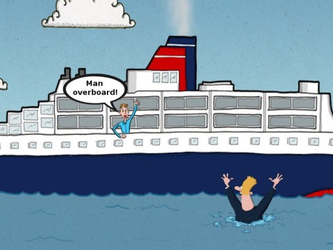 overboard