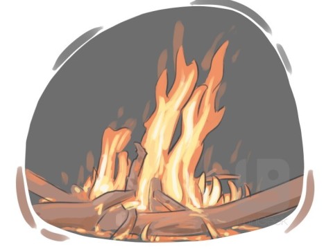 blazing
