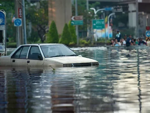 flooded