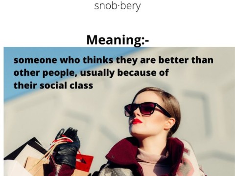 snobbery