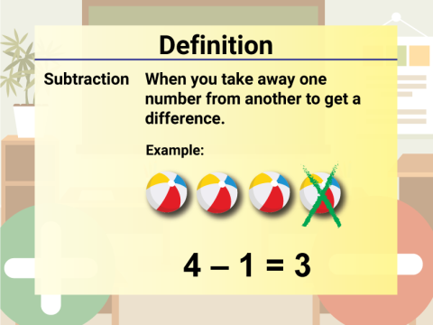 subtraction