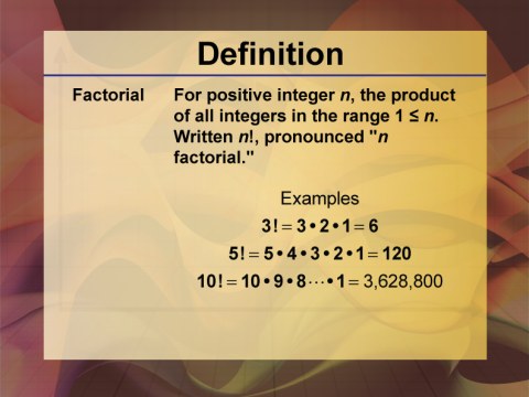 factorial