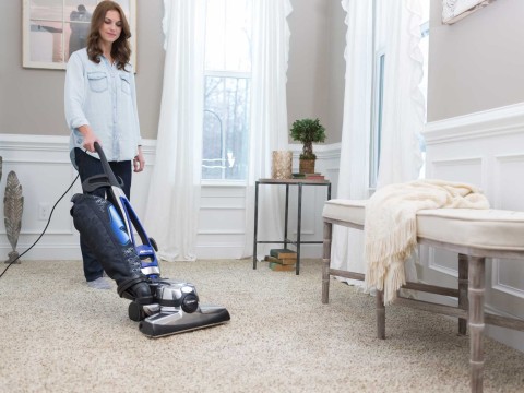 vacuuming