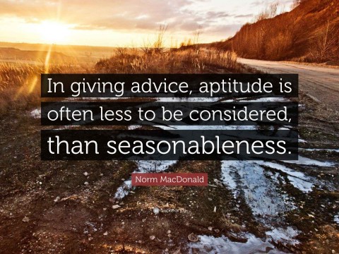 seasonableness