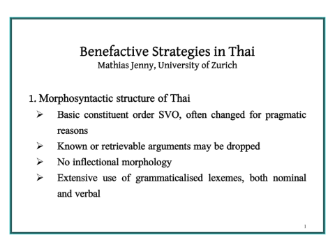 benefactive
