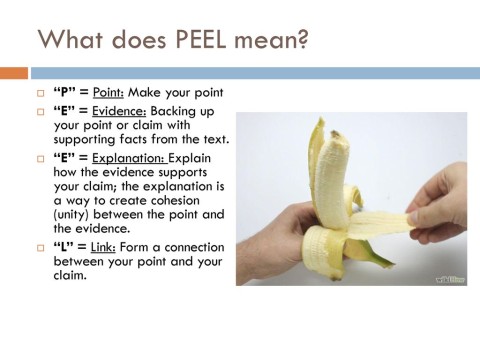 peel
