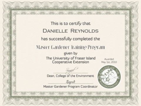 certification