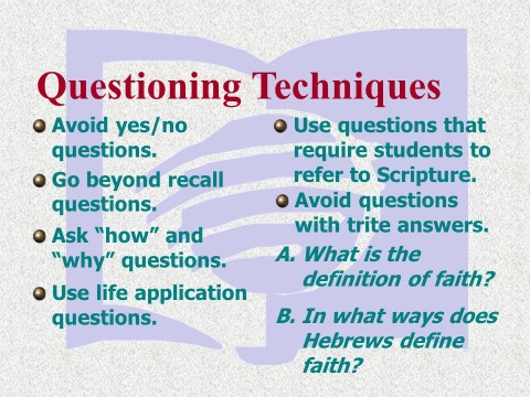 questioning