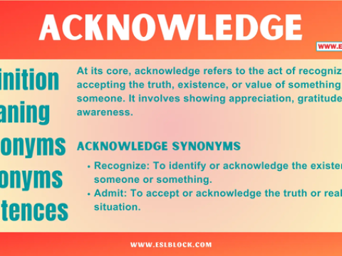 acknowledgment