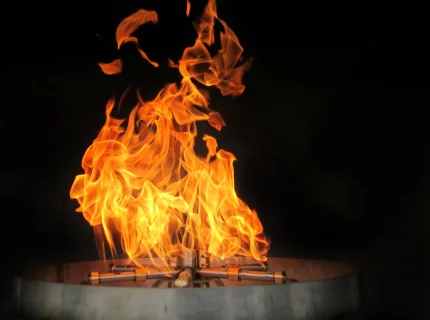 flaming