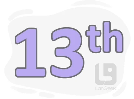 thirteenth