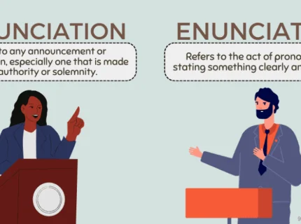enunciate