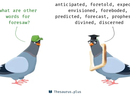 foresaw