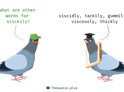 stickily