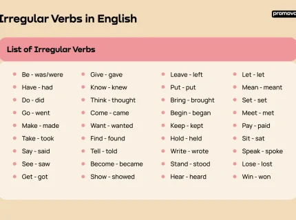 irregular verb