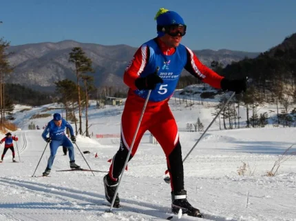 cross-country skiing
