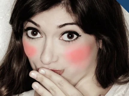 blushingly