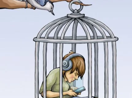caged