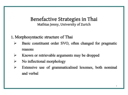 benefactive