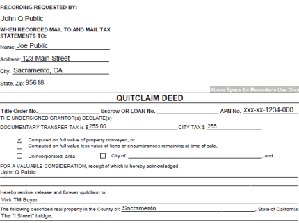 quitclaim