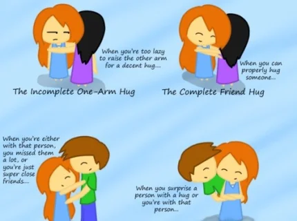 hugging