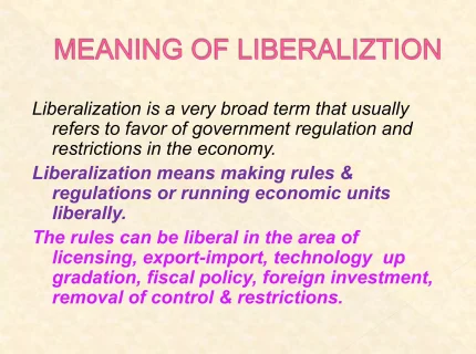 liberalise