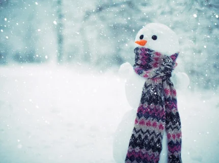 snowing
