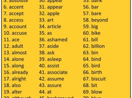 words