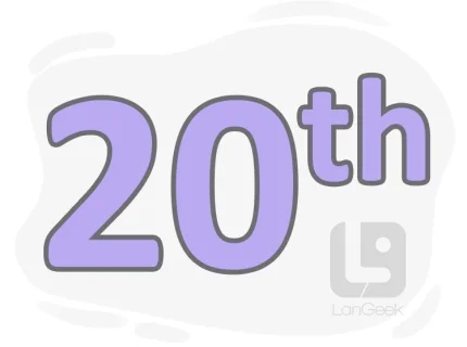 twentieth