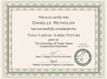 certification