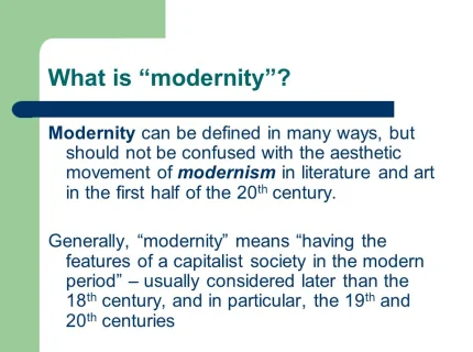 modernity