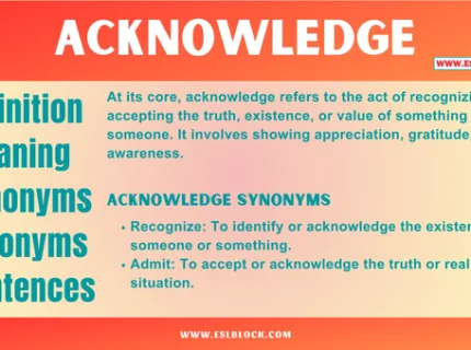 acknowledgment